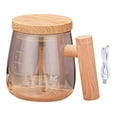 thumbnail image 3 of deevoka Electric Mixing Cup Auto Stirring Coffee Mug with Lid Self Mixing Tumbler Easily Gold, 3 of 9