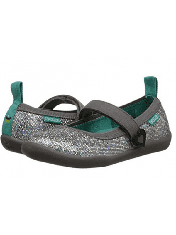 L C Boutique Little Girls Sparkly Metallic Red Mary Janes Shoes From Little Kids Size 8 To Youth 