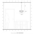 thumbnail image 6 of Livex Lighting - Solstice - 4 Light Chandelier in French Country Style - 18, 6 of 8
