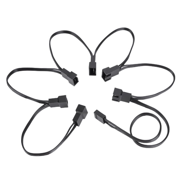 Divisor de Ventilador PWM Btafrte 5/6 Vías para CPU Computadora