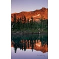 thumbnail image 2 of Audit, Lisa 13x18 Black Ornate Wood Framed with Double Matting Museum Art Print Titled - Mount Jefferson Panel I, 2 of 4