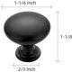 thumbnail image 3 of Ravinte 25 Pack Kitchen Cabinet Knobs Gold Zinc Knobs Drawer Pulls Door Dresser Drawer Handles Knobs for Dresser Drawers, 3 of 5