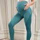thumbnail image 5 of MKLEKYY Leggins de mujer para vestir Pantalones de maternidad para yoga y uso diario con cintura elástica cómoda para uso activo y activo, 5 of 5