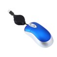 thumbnail image 1 of Mini ratón con cable USB C, pequeño y retráctil, ideal para viajes, niños y regalos (azul), 1 of 4