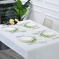 thumbnail image 5 of GZHJMY St Patrick's Day Clover Round Placemasts Set of 4, Non-Slip Heat Resistant Place Mats Washable Kitchen Dining Table Mats, 15.4", 5 of 5