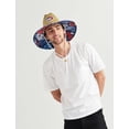 thumbnail image 5 of Sombrero de Paja para Hombres y Mujeres | Sombrero de salvavidas, sombrero de playa y sombrero de sol | Ala ancha UPF 50+ para protección solar | Talla única | Cicuta, 5 of 5