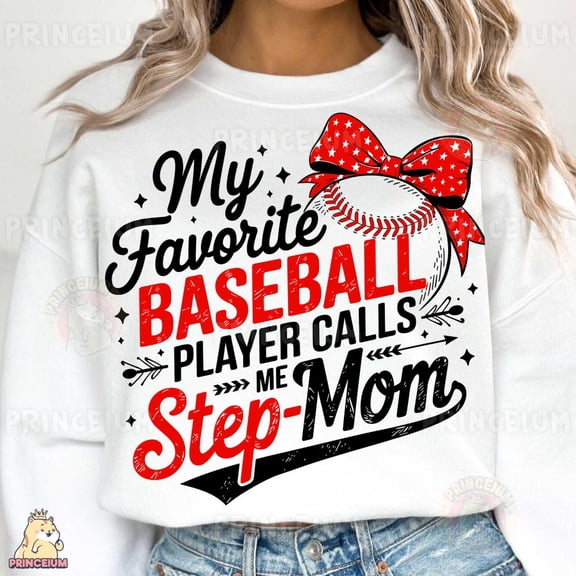 My Favorite Baseball Player Calls Me Step Mom Shirt, Football Shirt, Super Sunday Halftime Shirt, Team Halftime Shirt, Unisex S-5XL Hot Trending Shirt, Vintage Birthday Gift
