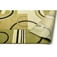 thumbnail image 3 of Well Woven Ruby Galaxy Waves Modern Geometric Green 7'10" x 9'10" Area Rug, 3 of 6