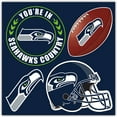 thumbnail image 1 of Seattle Seahawks 4 Pièces Aimant Ensemble, 1 of 1
