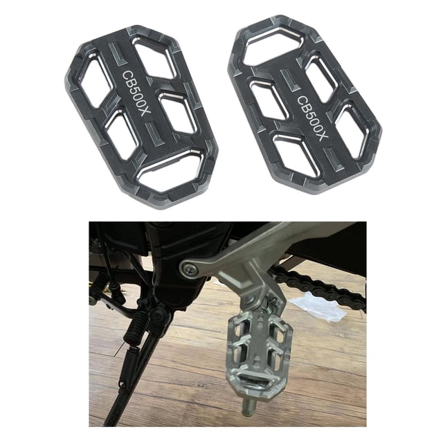 Reposapiés Cola Clavijas anchas para pie de motocicleta CB500X Gris oscuro