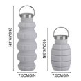 thumbnail image 3 of 100Fens Water Bottles,500Ml Portable Foldable Expandable Water Bottle Sports Cups,Leak Proof And Reusable,For Outdoor Activities Travel, 3 of 6
