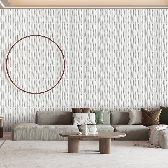 20Pack 3D Wall Panels, 11.8"x11.8" Modern Geometric Wall Panel Interior Accent Wall Tiles for Living Room Hotel Office, Coving 19.4 Sq.Ft