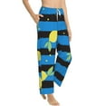 thumbnail image 2 of Bingfone Pajamas For Women,Lemon Pajama Pants With Pockets-Small, 2 of 9