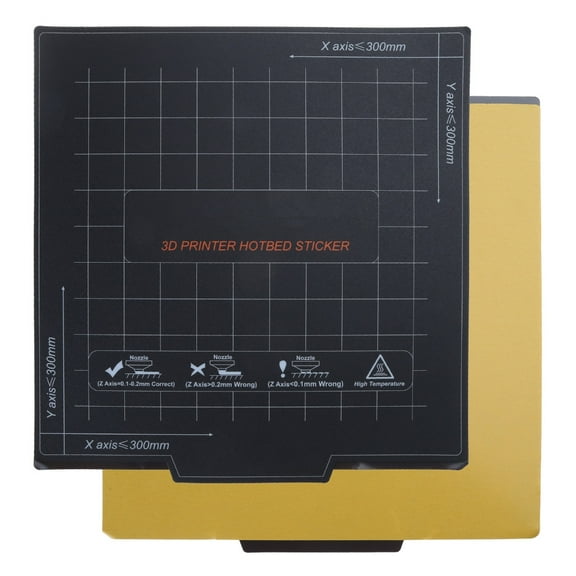 3D Printer Magnetic Base Print Bed Tape 180/ 235 /310mm Square Heatbed Sticker Plate Flexible Plate 1.65mmThick