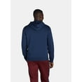 thumbnail image 3 of Athletic Works Men's and Big Men's Zip Up Fleece Hoodie Sweatshirt, Sizes S-5XLT, 3 of 5