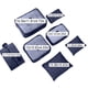thumbnail image 3 of Juego de 7 bolsas de almacenamiento reutilizables para mudanzas, viajes y acampadas: bolsas grandes, medianas y pequeñas de malla y almacenamiento con bolsa para zapatos. Bolsas organizadoras, 3 of 7