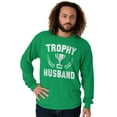 thumbnail image 4 of Trophy Husband Best Partner Hubby Men's Long Sleeve Tee T Shirt Brisco Brands L, 4 of 6