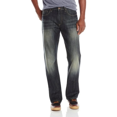 Mens 38X32 Relaxed Boot Cut Stretch Jeans 38