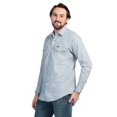 thumbnail image 2 of Camisa Moderna Wrangler Hombre 910 azul XG Manga Larga, 2 of 5