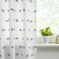 thumbnail image 5 of Home Essence Apartment Ashley Pom Pom Embellished Window Panel, 5 of 7