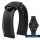 thumbnail image 3 of Correa de reloj de lona impermeable de caucho y silicona para deportes al aire libre de 19, 20, 21 y 22 mm de la serie Citizen Helmsman/Commander, 3 of 5