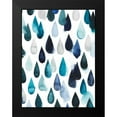 thumbnail image 2 of Popp, Grace 19x24 Black Modern Framed Museum Art Print Titled - Water Drops II, 2 of 5