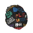 thumbnail image 2 of Easygdp Basketball Shower Caps for Women, Double Waterproof Layers Shower Cap, Quick Drying Bath Hair Cap Reusable, 2 of 9