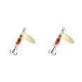 thumbnail image 1 of Wosthever Señuelo duro para río al aire libre, anzuelo triple con púas, aparejos de pesca portátiles con lentejuelas, piezas de repuesto, Oro Tipo 1 2Conjunto, 1 of 6