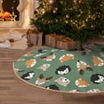 thumbnail image 5 of Fotbe Animal Heads Pattern Christmas Tree Skirt, Tree Skirts Plush Christmas Decorations, Christmas Tree Skirts Xmas Decorations Holiday Party Decor-48", 5 of 6