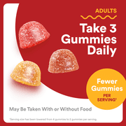 حلوى SmartyPants Adult Multi Plus Multi & Omega-3s، تركيبة جديدة ومحسنة، نفس العناصر الغذائية الممتازة، 90 قطعة