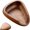 Bean Shape -- External Size 10 X8x2.8cm, variant on Walnut Coffee Scale Bean Dish Ground Coffee Pick up Bean Plate Dedicated Bowl Measuring Spoon Metering Panel