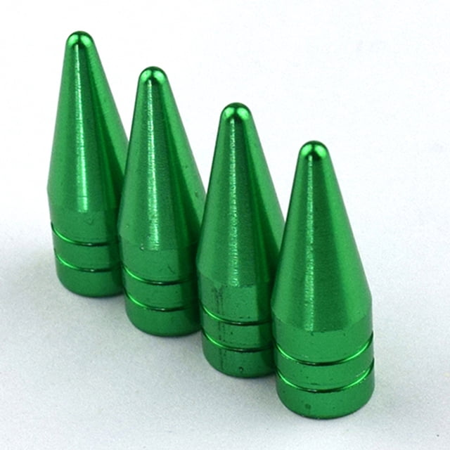 Eigraketly Vástago de válvula Aleación de aluminio multicolor Instalación práctica Vástagos de rueda de diseño simple Funda a prueba de Herramientas y ferretería Verde