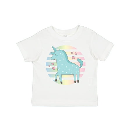 

Inktastic Unicorn Lover Pastel Rainbow Gift Toddler Toddler Girl T-Shirt