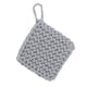 thumbnail image 1 of Mantel individual reutilizable antideslizante para taza, mantel de mesa cuadrado para escritorio, tejido a mano, para bebidas Gris claro 19cm, 1 of 9