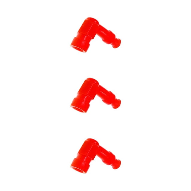 maskred Durable Rubber For Accessory Motorcycle Motorcycle Spark For Motorcycle Red 3Set