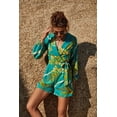thumbnail image 3 of Botanical Print Long Sleeve Romper, 3 of 5