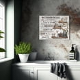 thumbnail image 6 of Farmhouse Bathroom Decor Wall Art Rustic Flower and Butterfly Bathrooms Pictures Canvas Print Bathrooms Wall Decor Country Bathroom Wall Art Framed Ready To Hang 16"x20", 6 of 9