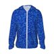 thumbnail image 1 of Fotbe Blue Circles Mosaic Chaqueta con Protección Solar UPF 50+ para Hombre y Mujer, Camisa con Capucha y Bolsillos-Large, 1 of 7