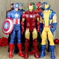 thumbnail image 2 of Figuras de acción de superhéroes de Marvel, vengadores, Iron Man, Capitán América, Lobezno, Thanos, Hulk, Thor, Venom, juguetes para niños, 30cm Fivean unisex, 2 of 2
