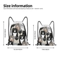thumbnail image 2 of Saiise Colors Cats Pattern Sports Drawstring Backpack - String Swim Gym Bag with Wet Proof Pocket for Women&Men-Small, 2 of 6