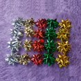 thumbnail image 4 of CHUANK 120pcs  Value Pack Christmas And Daily Gift Packaging Bows  6 Color Combinations  Star Colored Ribbon  Wedding Party Gifts 5cm/1.96 Inches  Presents Packaing  Gift Basket Decor  Bi, 4 of 4