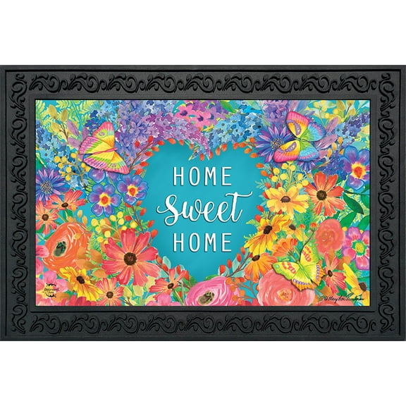 Briarwood Lane Floral Home Sweet Home Spring Doormat