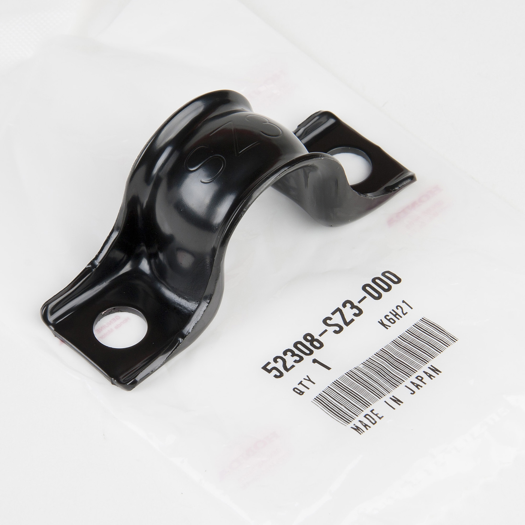 2 PC Genuine OEM Honda Rear Stabilizer Sway BarBushing Brackets 52308