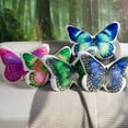 thumbnail image 5 of JWH 3D Decorative Stuffed Blue Butterfly Throw Pillows for Room Decor with Insert 13x17inch Deep Blue, 5 of 8