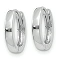 thumbnail image 2 of 14K White Gold Hinged Hoop Earrings TM617, 2 of 4
