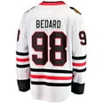 thumbnail image 3 of Men's Fanatics Connor Bedard White Chicago Blackhawks Away Breakaway Player Jersey, 3 of 3