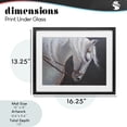 thumbnail image 4 of Stupell Industries Transitional Majestic White Mare Black Framed Print Under Glass, 16 x 13, by Jadei Graphics, 4 of 8