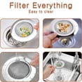 thumbnail image 5 of Clearance Under 5$ Filter Screen FNGZ Filter, Strainer Kitchen Strainer Stainless Filter Home Tools & Home Improvement Stainless Filter Kitchen Slag Funnel Tool Sewer Drain Anti Clogging, 5 of 6
