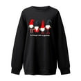 thumbnail image 4 of Fesfesfes Ugly Xmas Sweater Women Casual O-neck Christmas Printing Long-sleeved Sweatshirt Sale Items, 4 of 4