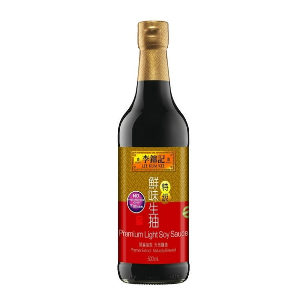 Lee Kum Kee Soy Sauce, Low Sodium, 16.9 fl oz